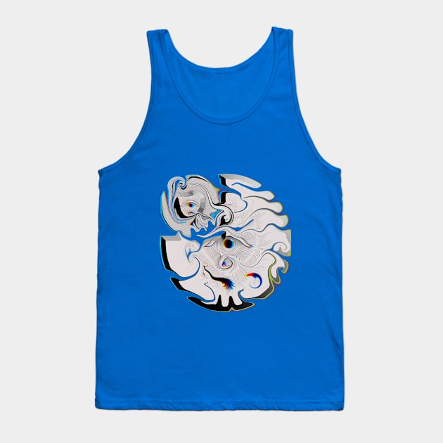 Meditate Tank Top by Spontaneart